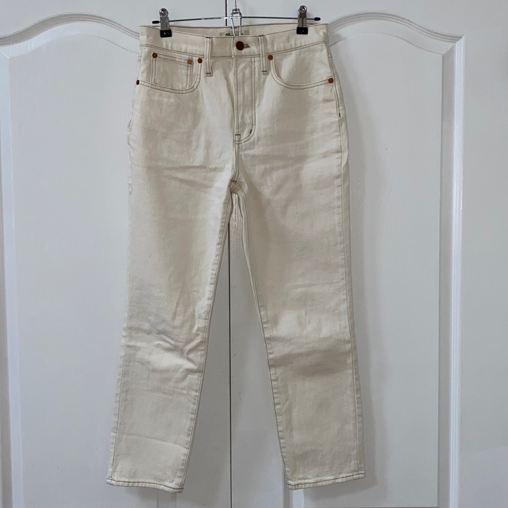 Madewell Women's High Rise Jeans in Cream